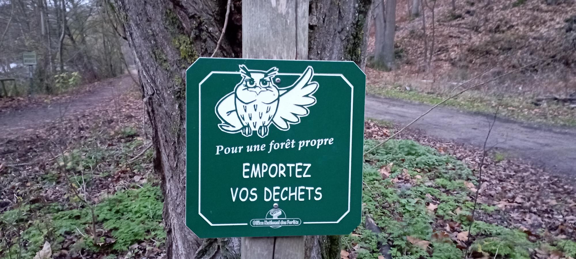 Interdiction de jeter ses déchets